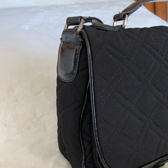 Black Vera Bradley Microfiber Bag - Picture 5 of 14